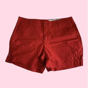 NWT Liz Claiborne Women’s Red Classic Short - Size 10